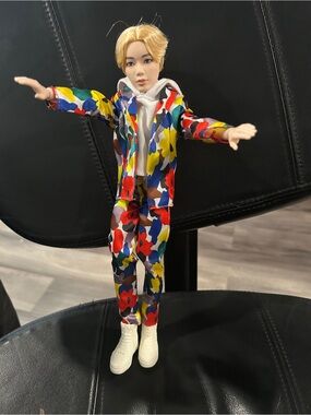 This is the Mattel BTS "Idol" Jin fashion